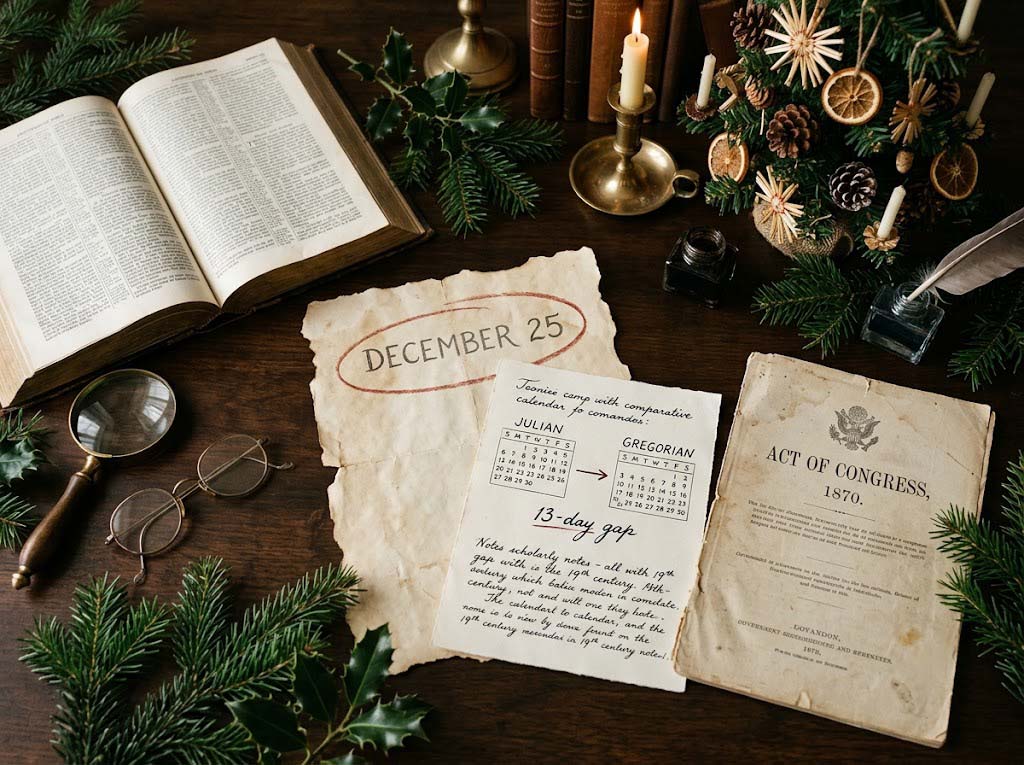 Christmas date, calendar difference, tree origins, and US holiday history Christmas date, calendar difference, tree origins, and US holiday history