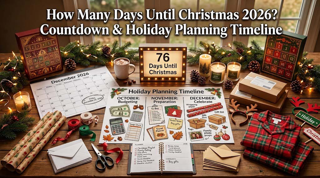 How Many Days Until Christmas 2026? Countdown & Holiday Planning Timeline