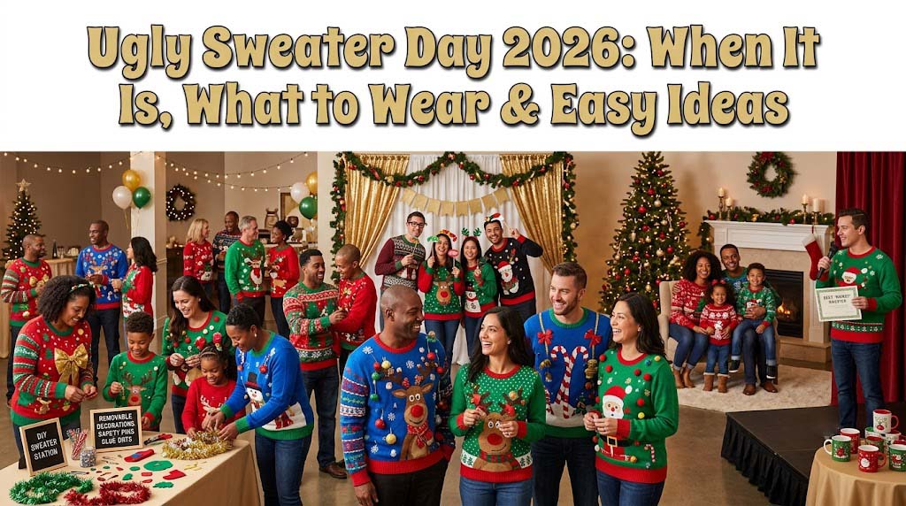 Ugly Sweater Day 2026 When It Is, What to Wear & Easy Ideas