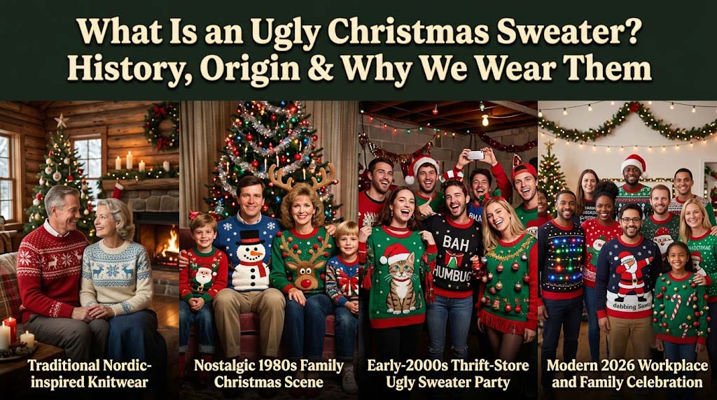 What Is an Ugly Christmas Sweater? History, Origin & Why We Wear Them