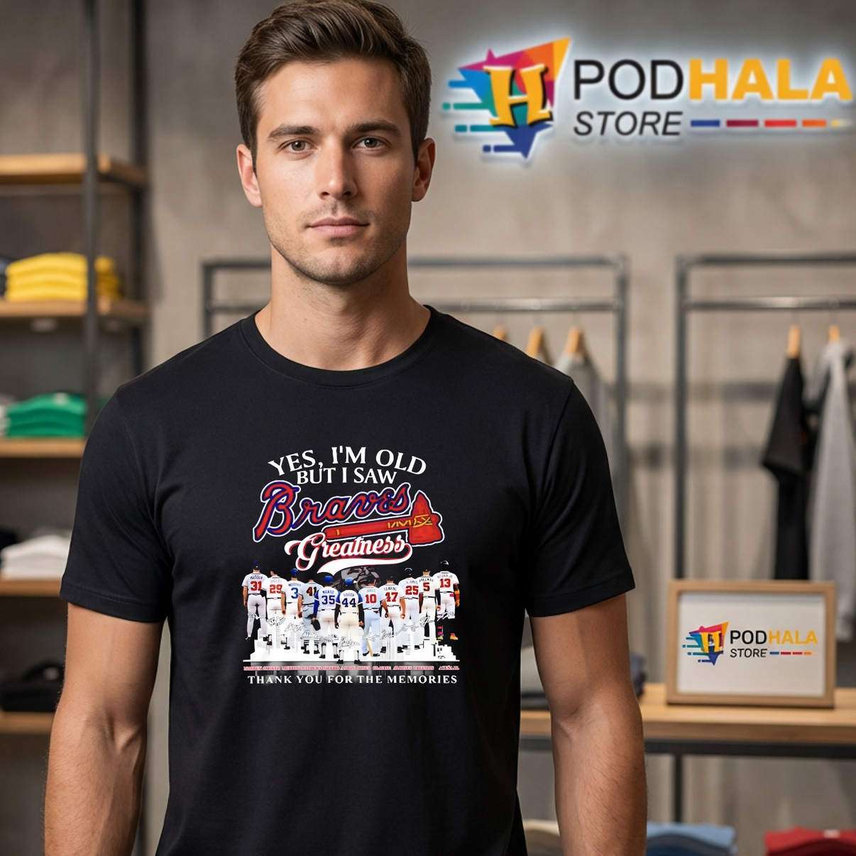 Yes Im Old Atlanta Braves Memories Shirt 2026 Baseball Sports Fan Apparel