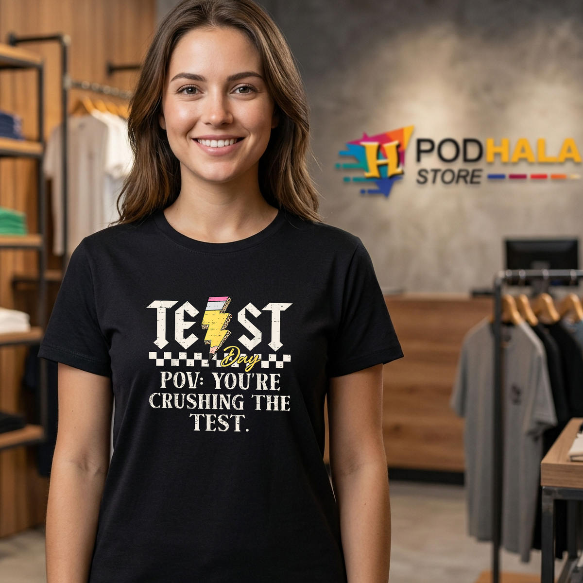 Youre Crushing The Test Testing Shirt 2026 Day Teacher Student Fan Apparel