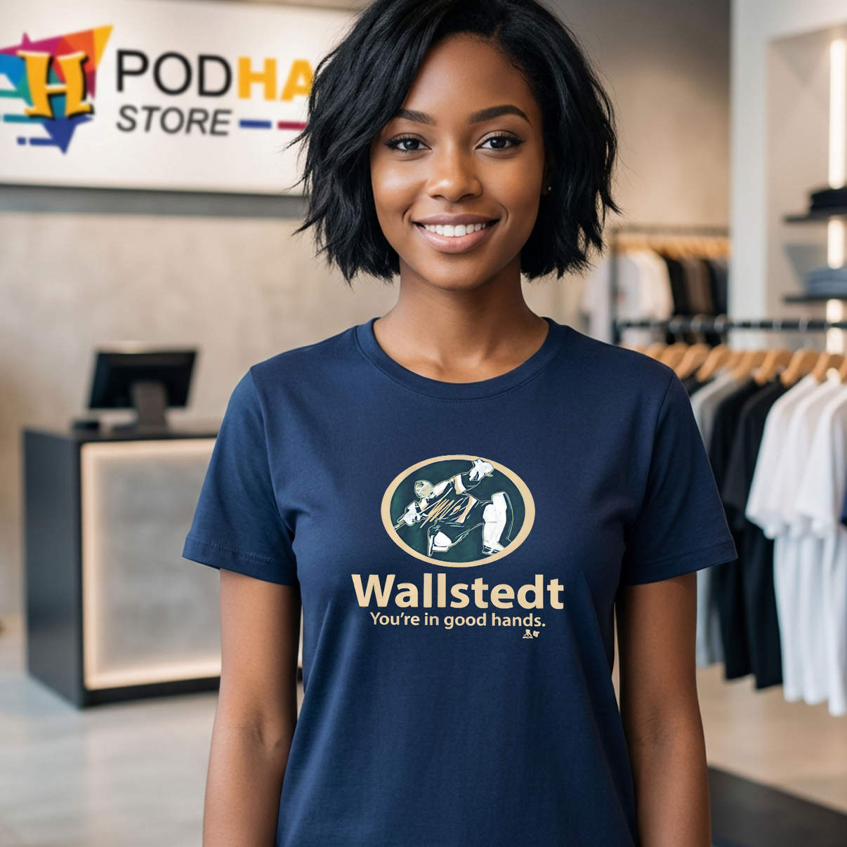 Youre In Good Hands Jesper Wallstedt Shirt 2026 Hockey Fan Apparel Gear