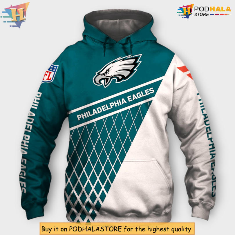 Zip Up Edition Philadelphia Eagles Hoodie 3D Gift for Football Fans
